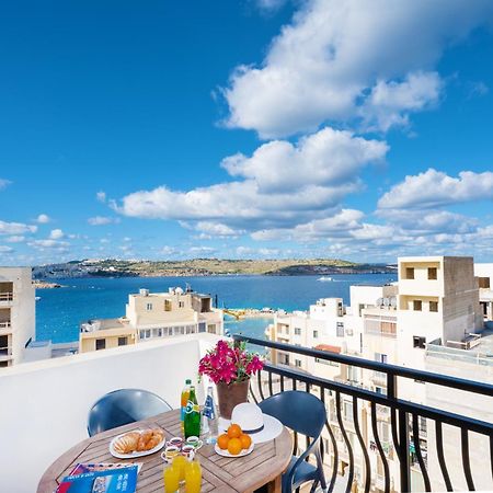 Seashells 2 Bedroom Apartment With Sunny Terrace With Stunning Sea Views - By Getawaysmalta Сент-Полс-Бей Екстер'єр фото