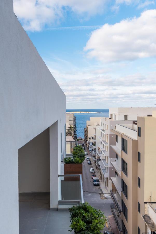 Seashells 2 Bedroom Apartment With Sunny Terrace With Stunning Sea Views - By Getawaysmalta Сент-Полс-Бей Екстер'єр фото