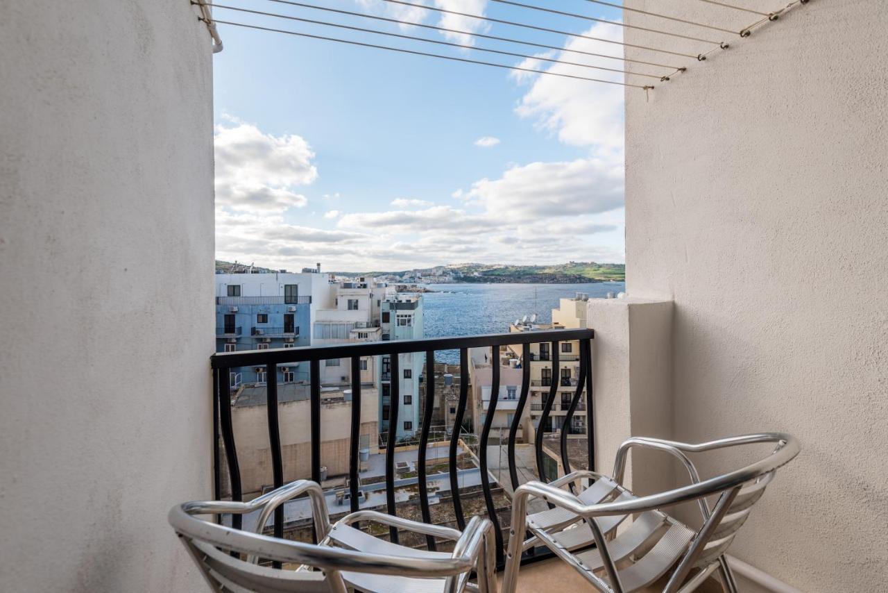 Seashells 2 Bedroom Apartment With Sunny Terrace With Stunning Sea Views - By Getawaysmalta Сент-Полс-Бей Екстер'єр фото